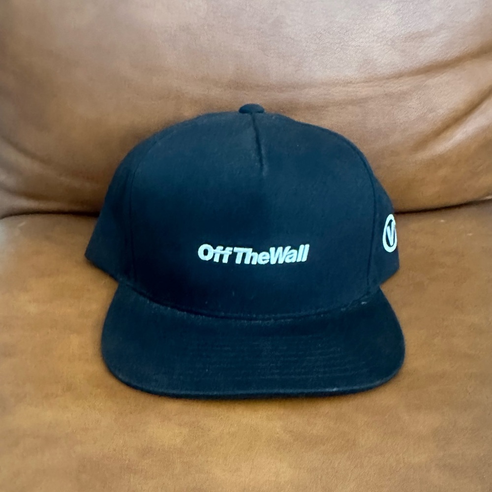 Vintage Vans “Off The Wall”- Black OSFA SnapBack